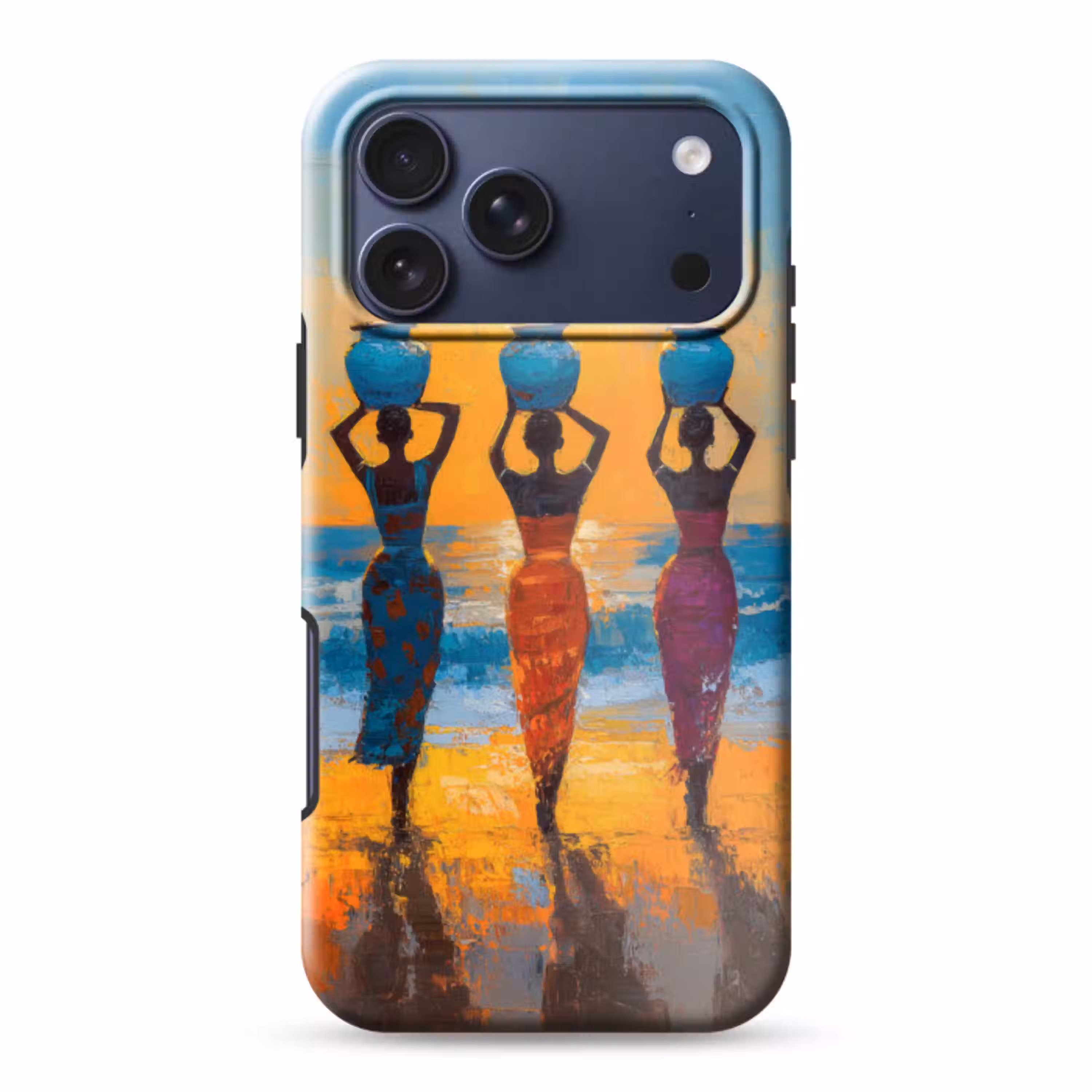 Vrouwen - Strand - Zondsondergang Toughcase MagSafe Apple iPhone 17 Pro Max klein -3d