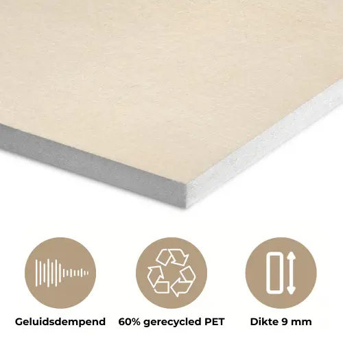 Bladeren - Minimalistisch - Zwart PET vilt klein -closeup_NL