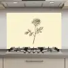 Illustratie - Zwart - Roos keuken achterwand spatscherm klein -3d_website