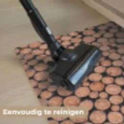 Houtblokken - Textuur - Patroon - Bruin - Rustiek Deurmat klein -reinigen_NL