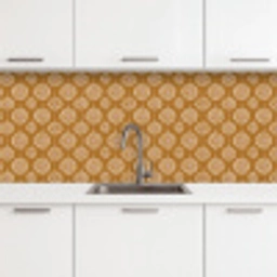 Bloemen - Modern - Oker keuken achterwand 2 middel 871 -3d