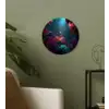 Standbeeld - Zeebodem - Koraal - Kleurrijk Wandcirkel plexiglas klein -sfeer3