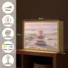 Stenen - Zand - Roze Light Box met batterij (Wandlamp) middel -USP_websiteoverzichtNL