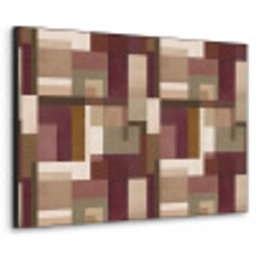 Modern - Geometrie - Kleurrijk Textielframe zwart klein 947 -3d