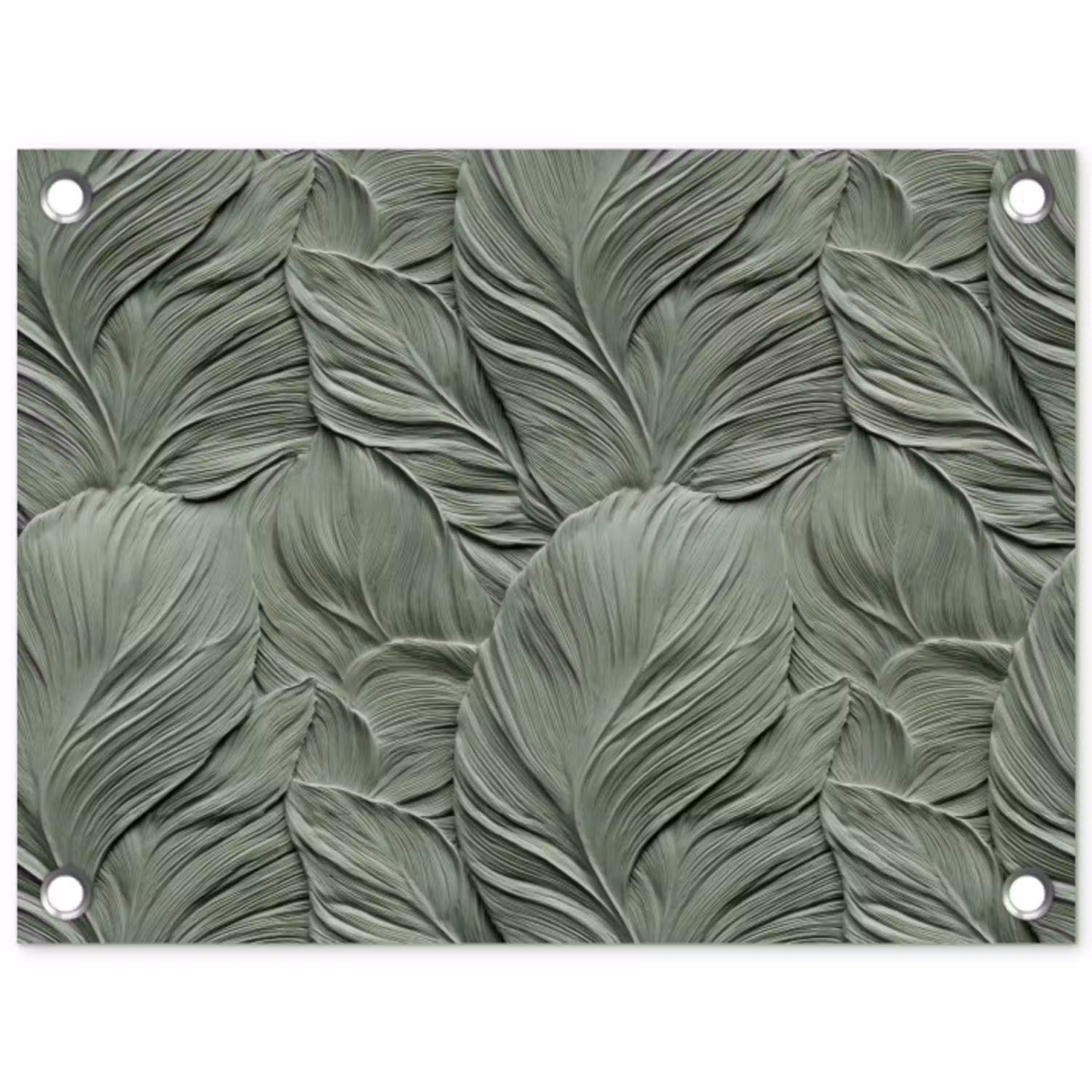 Bladeren - Textuur - Groen tuinposter los doek klein 239 -3d