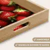 Aardbei - Fruit - Rood Dienblad Rechthoek middel -USP_HandgreepNL