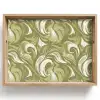 Abstract - Textuur - Groen Dienblad Rechthoek middel 911 -z3d_shopping