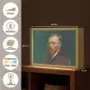 Kunst - Van Gogh - Oude meesters - Zelfportret Light Box met batterij (Wandlamp) middel -USP_websiteoverzichtNL