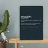 Mama definitie - Mother - Quotes - Spreuken canvas 2cm klein -sfeer4