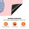 Kat - Illustratie - Minimalistisch - Roze Inductie beschermer vinyl 3mm klein -zzzzzzz-td-onderkant