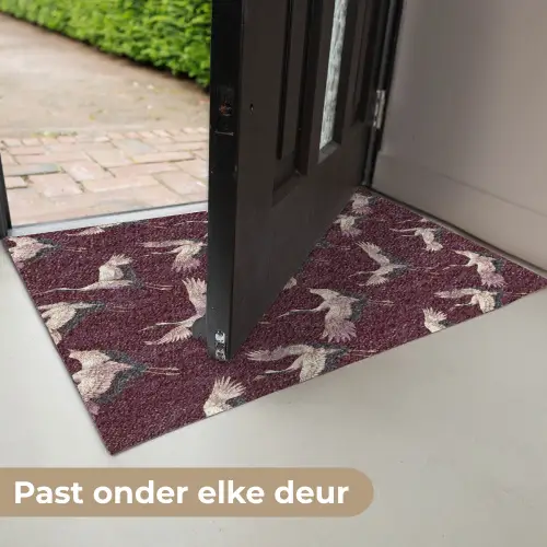 Kraanvogels - Klassiek - Bordeaux Deurmat klein 898 -USP_NL