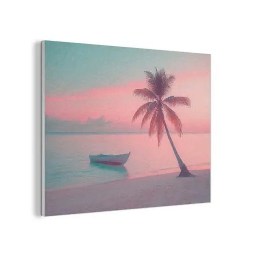 Zee - Boot - Zonsondergang PET vilt klein -3d
