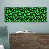 Zwart - Neon - Groen - Patroon canvas 2cm klein 828 -sfeer4