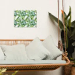Bohemian - Bladeren - Bloemen - Tropisch tuinposter los doek klein -sfeer7