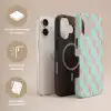 Bliksemschichten - Patroon - Groen - Roze Toughcase MagSafe Apple iPhone 17 klein -USP_Lagen_NL
