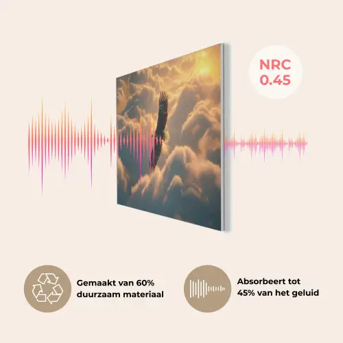 Adelaar - Wolken - Zon PET vilt klein -USP_NL