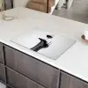Hak - Wijn - Minimalistisch - Zwart Inductie beschermer vinyl 3mm klein -sfeer8
