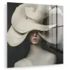 Modern - Vrouw - Hoed plexiglas 5mm klein -zzzproduct_nieuw