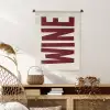 Wine - Red - Decoratie - Japandi Wandkleed katoen klein -sfeer5