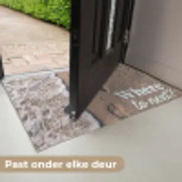 Where to next - Strand - Voetstappen Deurmat klein -USP_NL