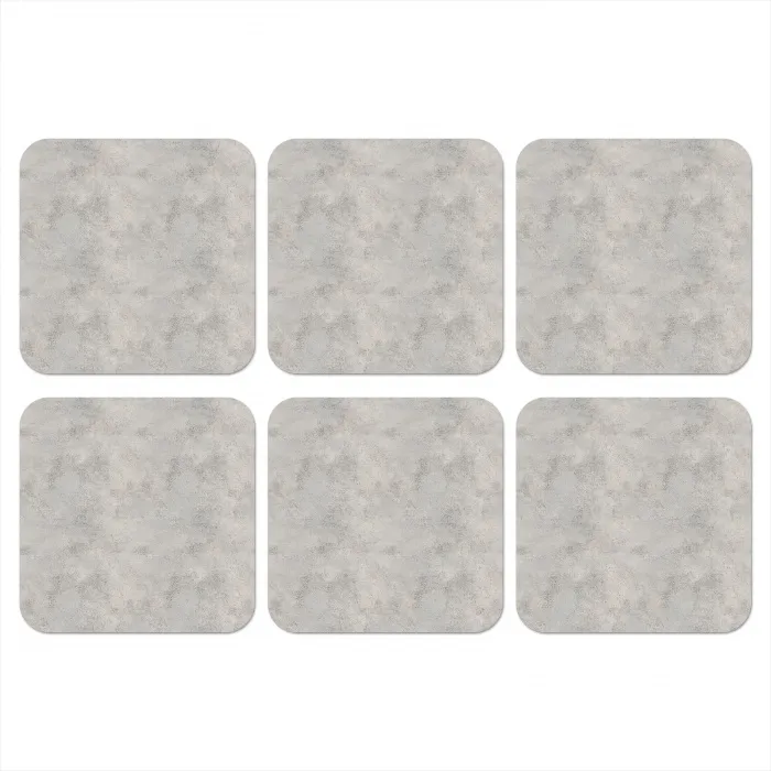 Grijs - Beton - Industrieel onderzetter kurk middel 366 -3d