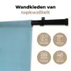 Bolletjes - Schepijs - Hoorntje - Blauw Wandkleed katoen klein -sfeer2