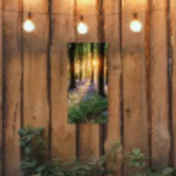Bloemenzee in het ochtendlicht tuinposter los doek klein -sfeer1