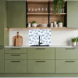 Waaier - Modern - Blauw keuken achterwand 2 middel 865 -sfeer3