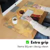 Vrouw - Silhouet - Patronen - Sierlijk Muismat XXL klein -sfeer3