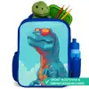 Dino met zonnebril Kinderrugzak - Blauw middel -inhoud_NL