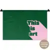 This is art - Schaduw - Roze Wandkleed katoen klein -t3d_DE