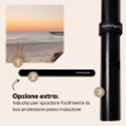 Pier - Zonsondergang - Strand Inductie beschermer vinyl 3mm middel -zzzzzzz-induclip_IT