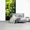 Druiven - Tros - Groen fotobehang vinyl groot -slaapkamer
