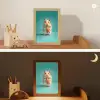 Hamster - Wortel - Blauw Light Box met kabel klein -sfeer3_kind