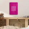 Focus on the good - Roze - wit plexiglas 5mm klein -sfeer4