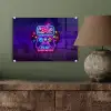 Gaming - Neon - Play - Blauw - Nacht - Controller plexiglas 5mm klein -sfeer3