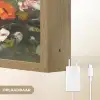 Vrolijk boeket - Dynamisch - Subtiele kleurspatten Light Box met batterij (Wandlamp) middel -USP_websiteoplaadbaarNL