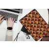 Patroon - Retro - Kleurrijk laptophoes neopreen klein 279 -bureau