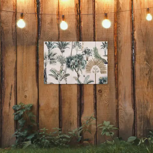 Retro - Jungle - Natuur - Dieren tuinposter los doek klein -sfeer1