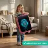 Lichtgevende leeuw Kinderkoffer - Roze klein -sfeer2_NL