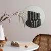 Wijnflessen - Zwart - Minimalistisch Akoestische PET Vilt - Rond klein -sfeer3