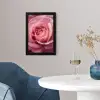 Roze - Roos - Romantisch fotolijst zwart zonder passe partout klein -sfeer4