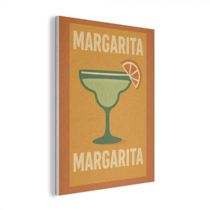 Illustratie - Margarita - Sinaasappelschijf - Oranje PET vilt klein -3d