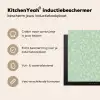 Verfrissende Groene Bladeren Inductie beschermer vinyl 3mm middel -sfeer2