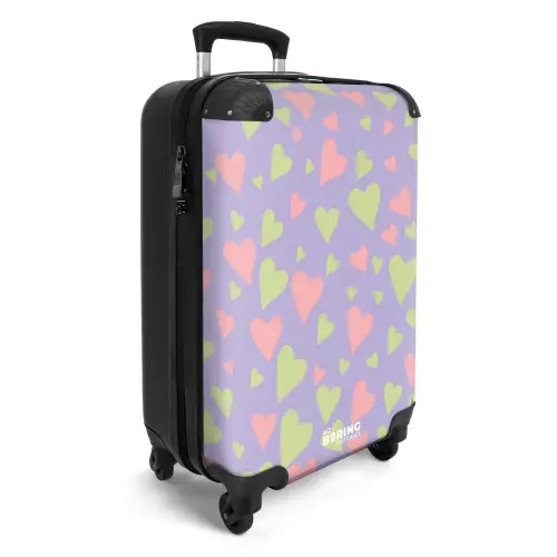 Lovely lila Koffer - NBS - Handbagage middel -productfoto_3d