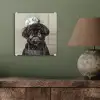 Kokskleding - Zwart - Hondje plexiglas 5mm klein -sfeer3