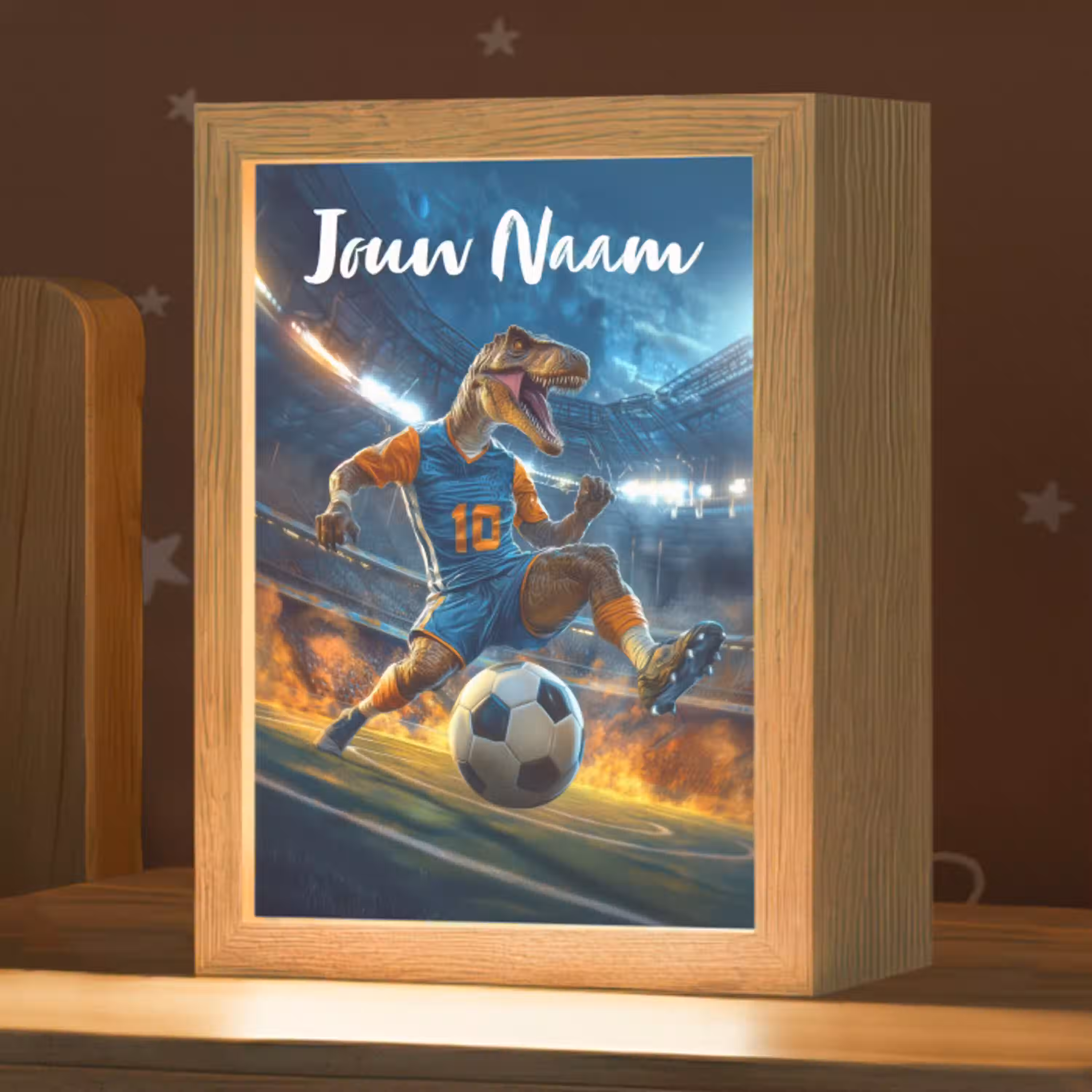 T-Rex - Voetbal - Stadion Light Box met kabel (Kinderlampje) klein -zzz_3d_website