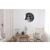 Konijn - Bunny - Zonnebril - Tafelkleed - Pasta - Schattig Wandcirkel aluminium klein -woonkamer