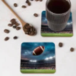 Football - Bal - Stadion - Sport onderzetter kurk middel -sfeer2