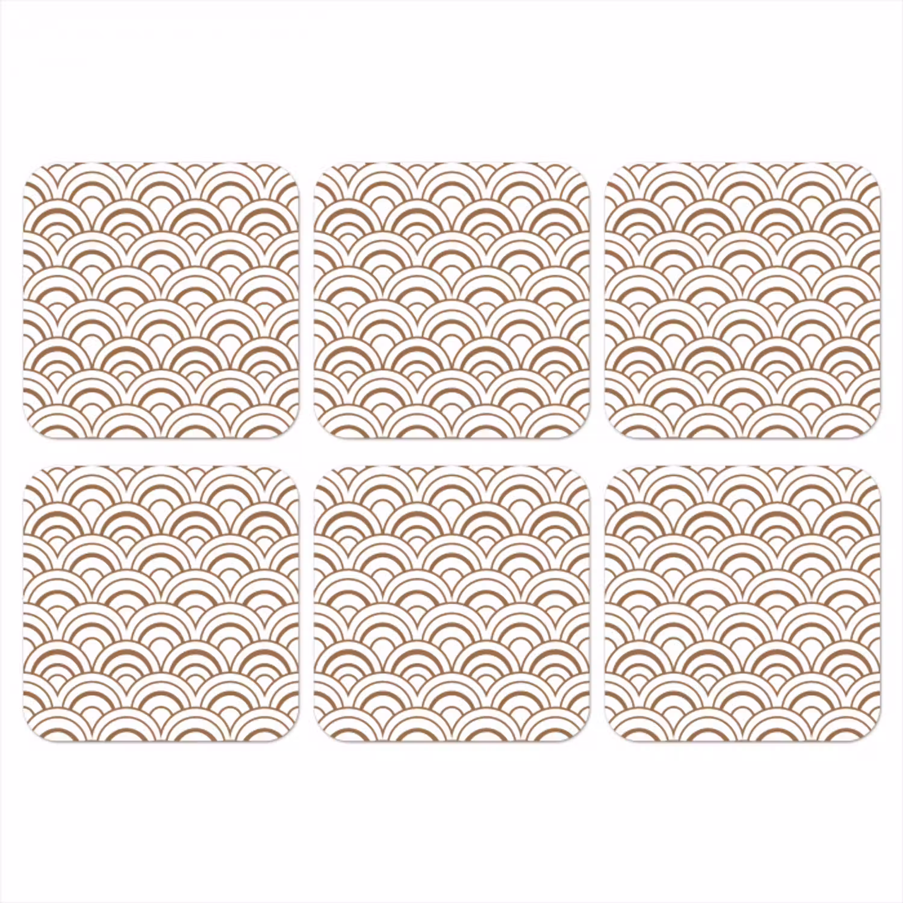 Klassiek - Motief - Terracotta onderzetter kurk middel 366 -3d